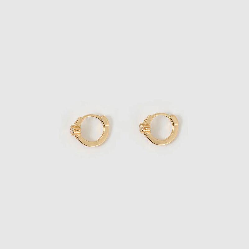 Nova Gold Huggie Earrings