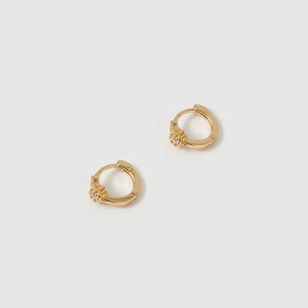 Nova Gold Huggie Earrings