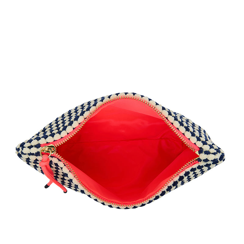 Large Napili Case Navy/White