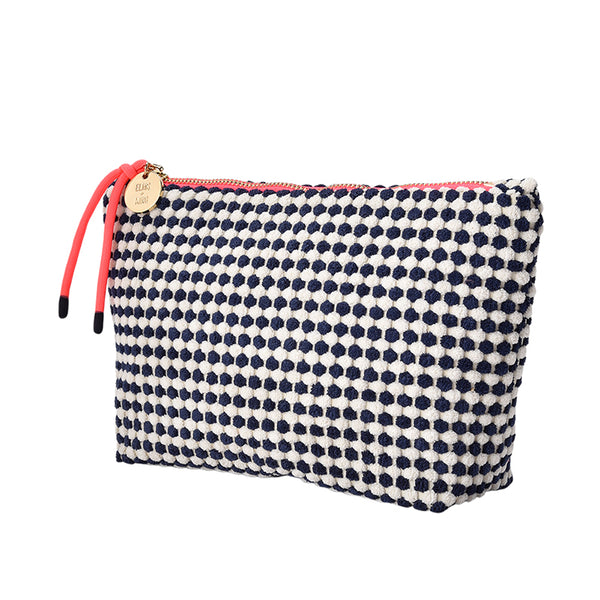 Large Napili Case Navy/White