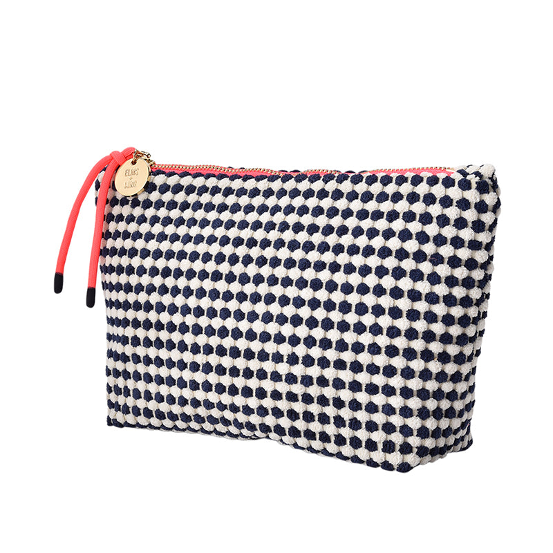 Large Napili Case Navy/White