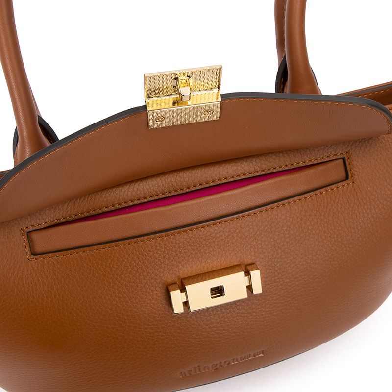Nova Shoulder Bag Tan Pebble