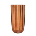 Miranda Glass Wave Vase Cocoa 31cm