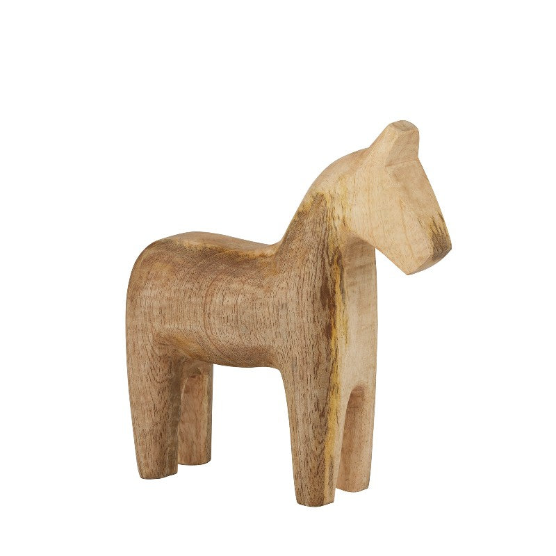 Rancho Wood Horse Sculpture Small