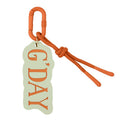 G'day Resin Key Ring Mint/Orange