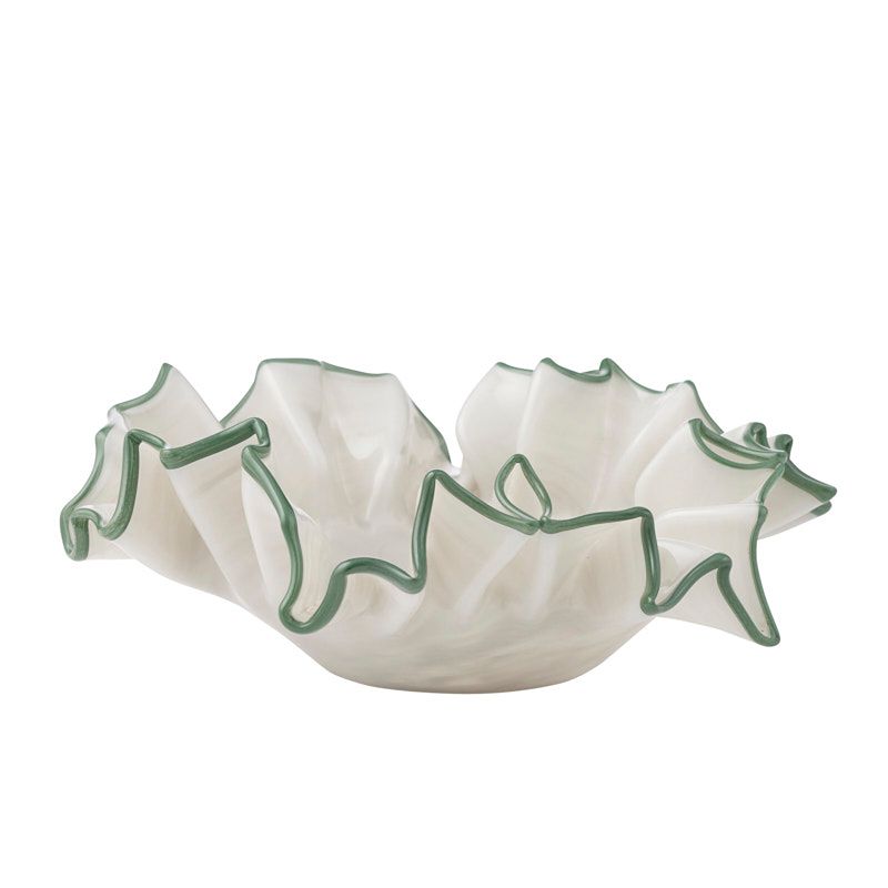 Elodie Glass Bowl Grey/Myrtle