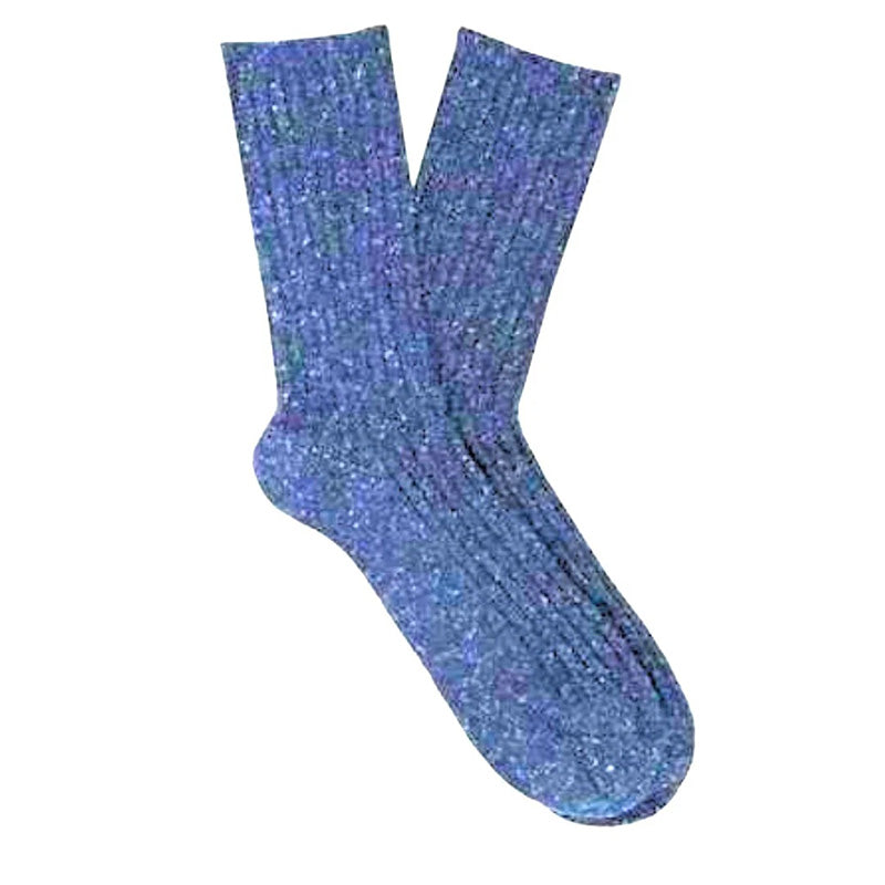 Silk and Wool Socks Sky Blue