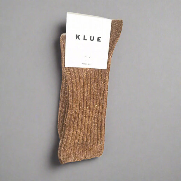 Silk and Wool Socks Caramel