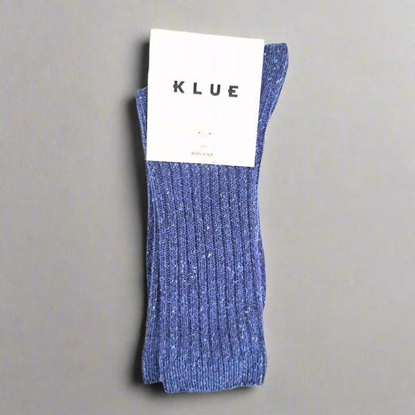 Silk and Wool Socks Sky Blue