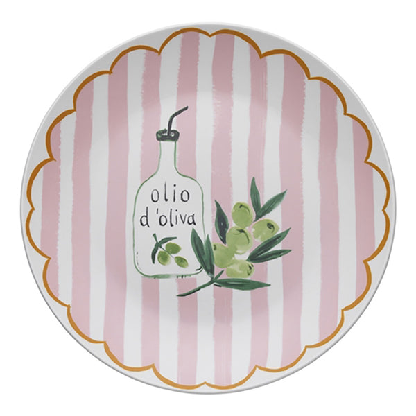 Cucina Round Platter Olive