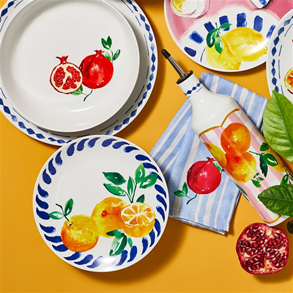 Positano Side Plate Orange