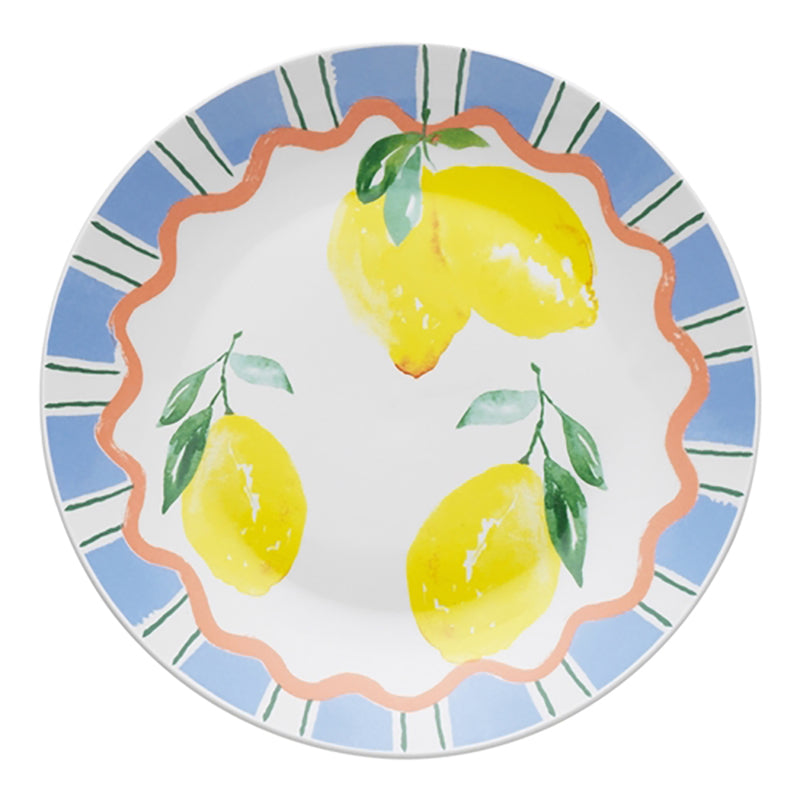 Limone Side Plate Four Lemons