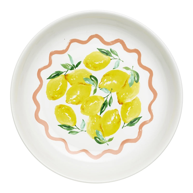 Limone Round Serving Bowl