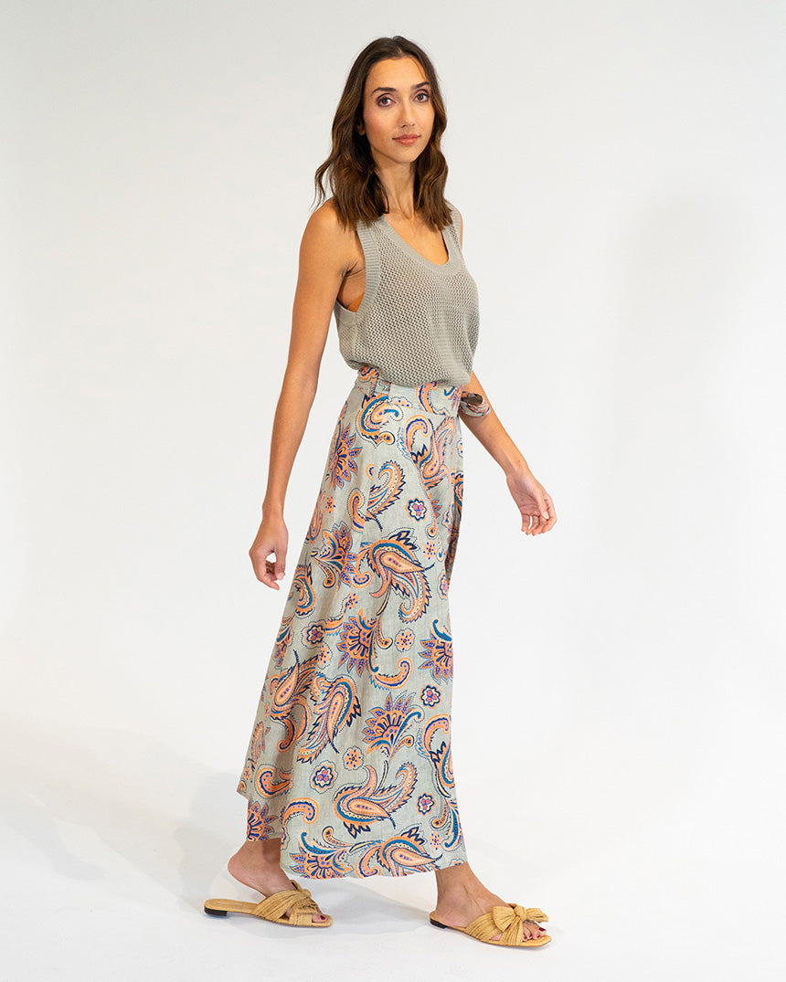 Palm Cove Knit Tank Khaki