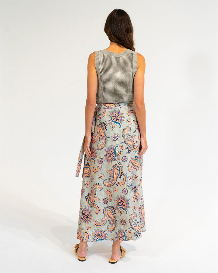 Palm Cove Knit Tank Khaki