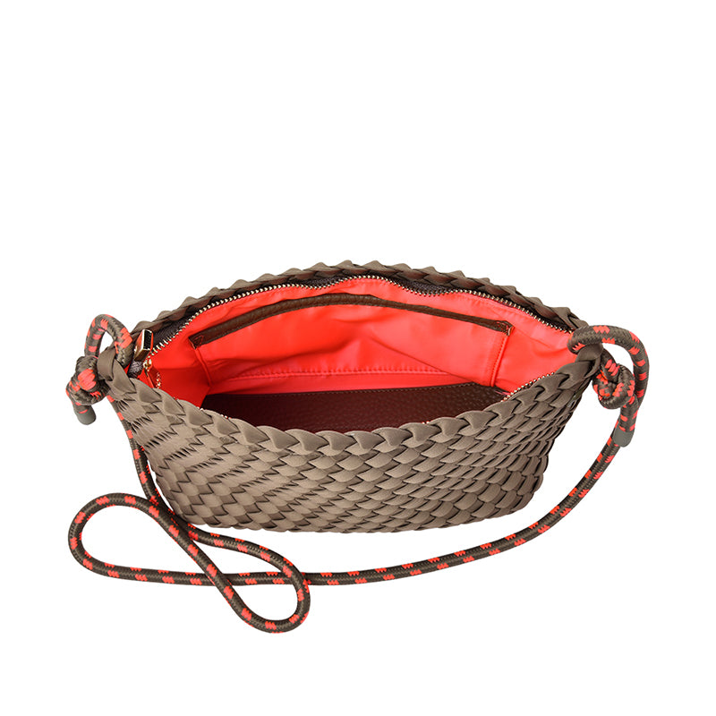 Panama Crossbody Bag Khaki Neo Plait