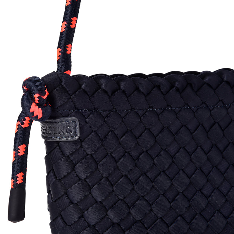 Panama Crossbody Bag Navy Neo Plait
