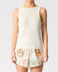 Pasadena Tank Top White Lemon
