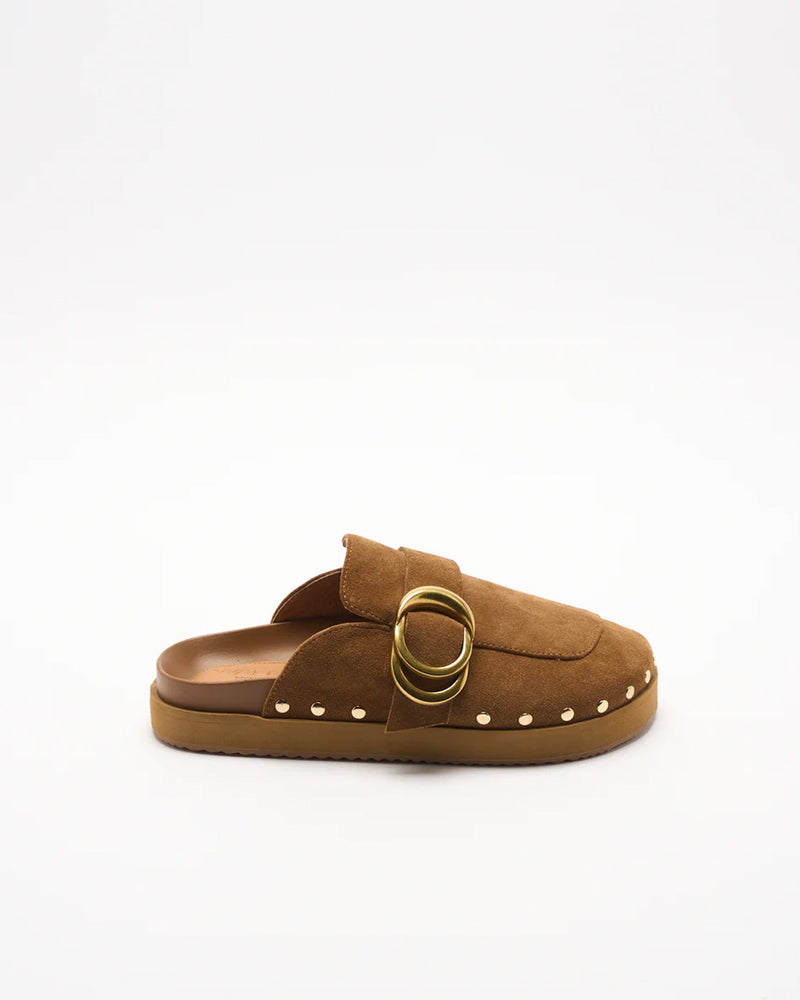 Pascal Leather Mule Tan