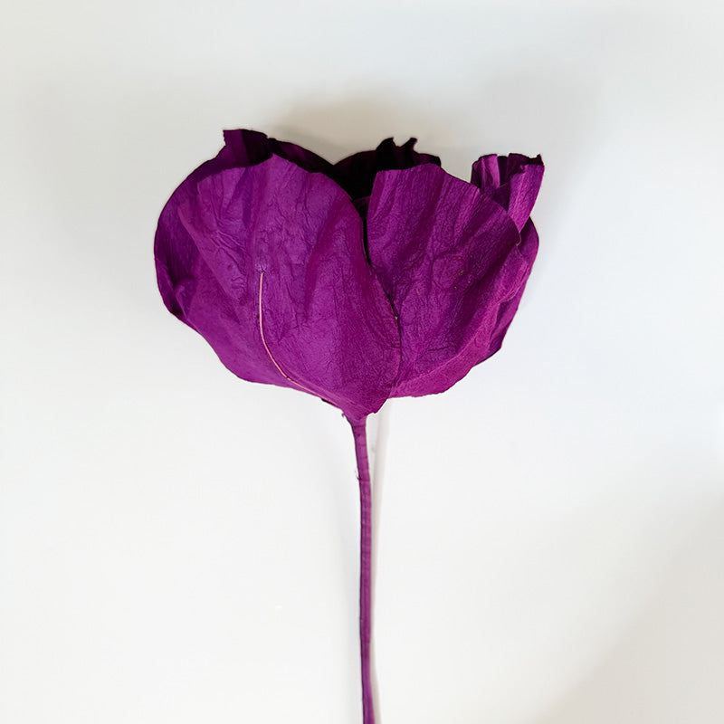 Camelia Paper Flower Purple