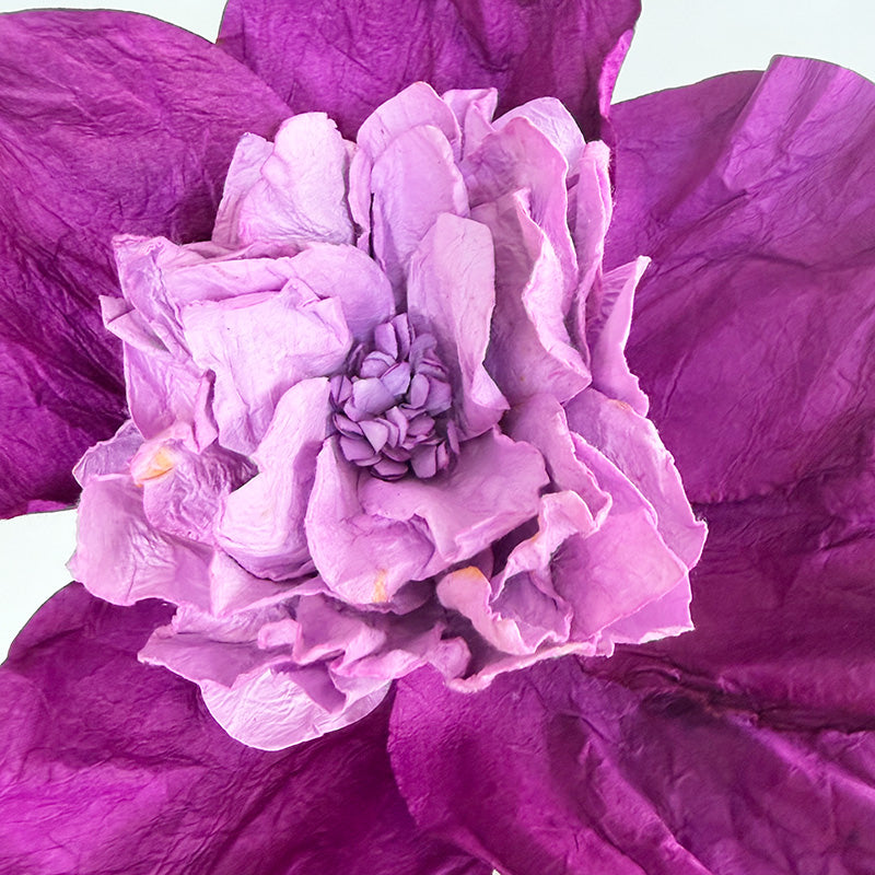 Camelia Paper Flower Purple