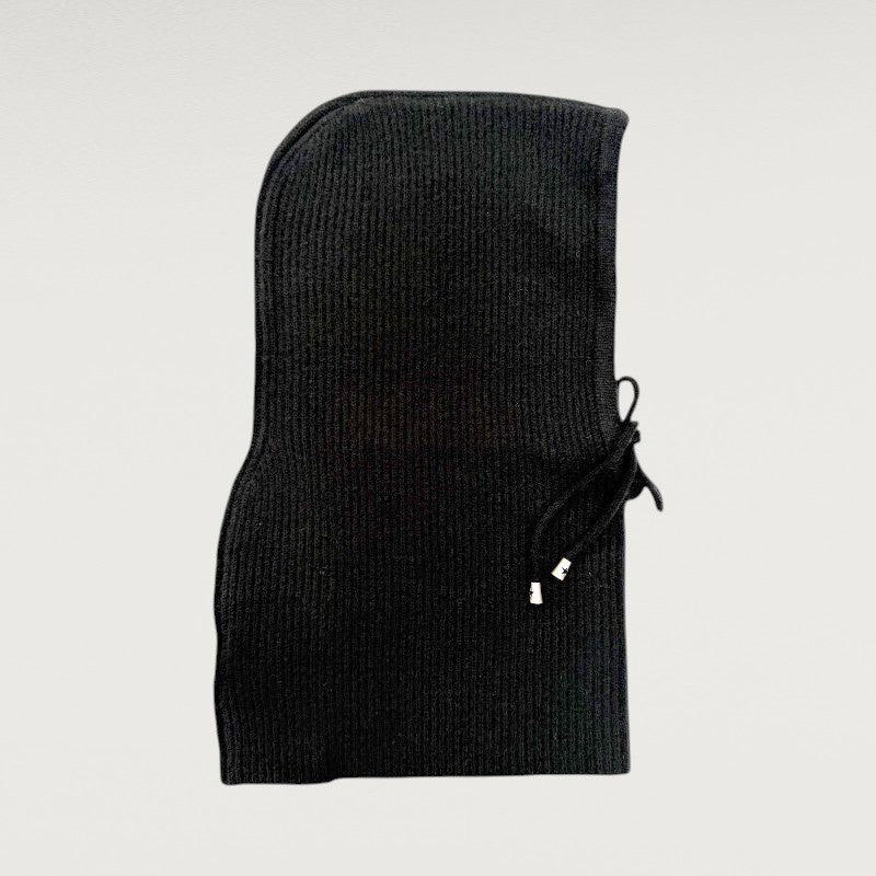 Cagoule Knit Hood Black