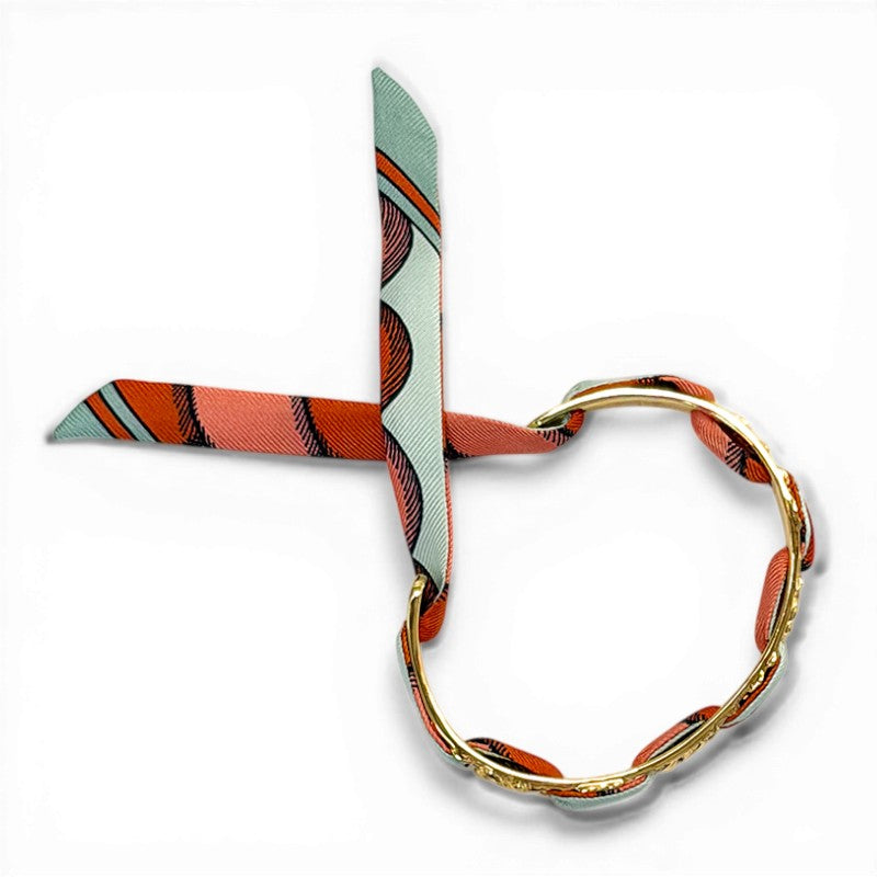 Fairytale Gold Bracelet with 1cm Bim Soft Silk Twill