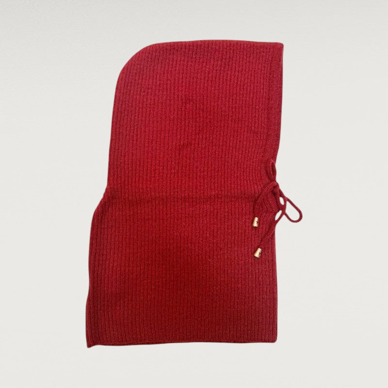 Cagoule Knit Hood Red Wine