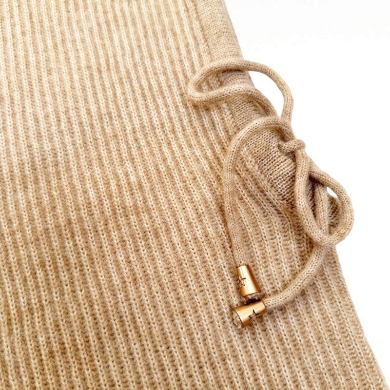 Cagoule Knit Hood Camel