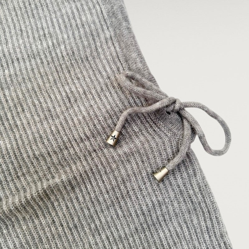 Cagoule Knit Hood Light Grey