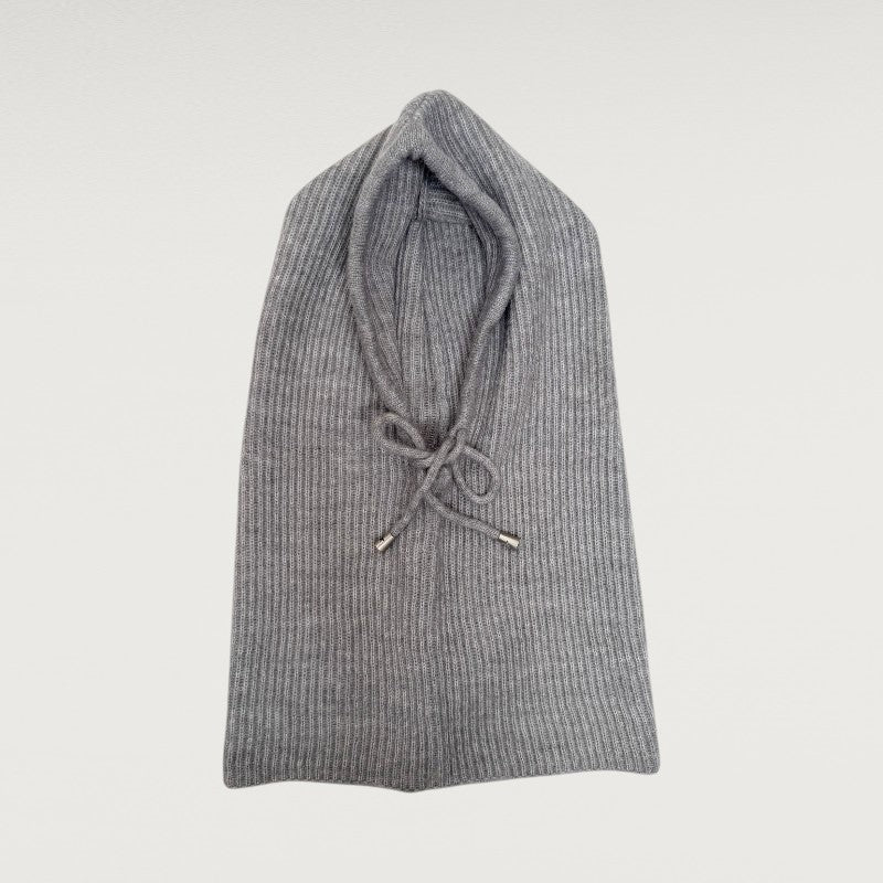 Cagoule Knit Hood Light Grey