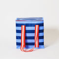 Insulated Tote Blue Stripe