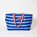 Oversize Tote Blue Stripe