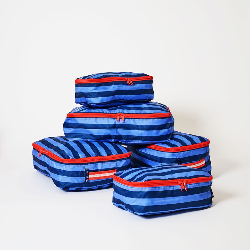 Packing Cube Set Blue Stripe