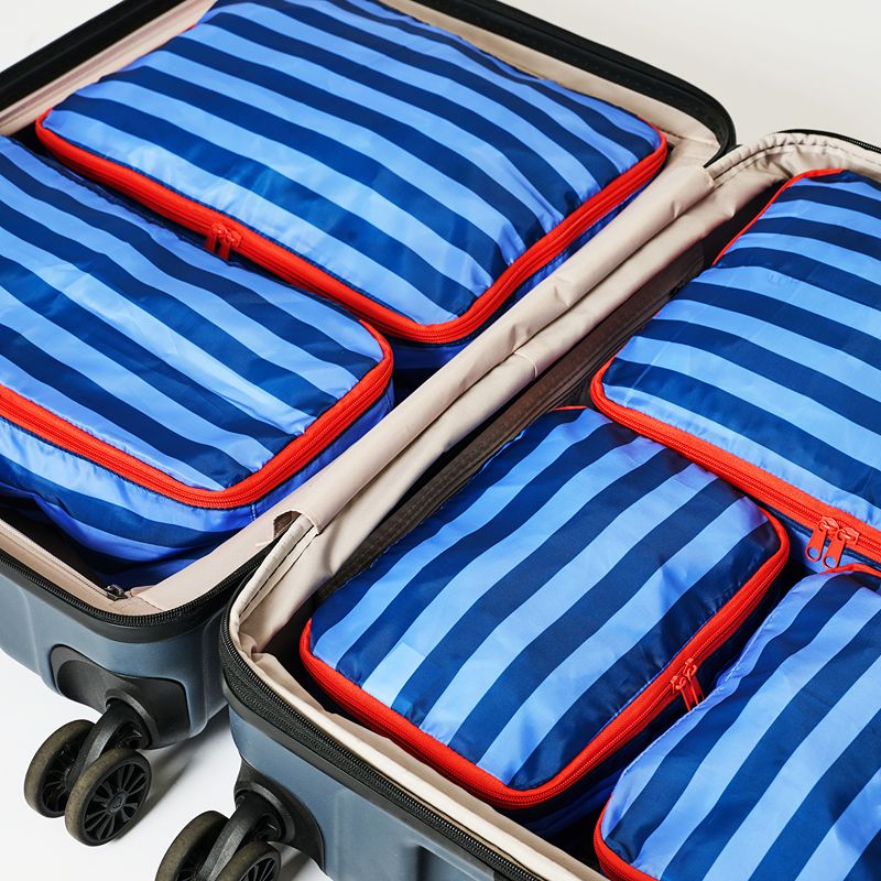 Packing Cube Set Blue Stripe