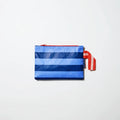 Mini Zip Pouch Blue Stripe