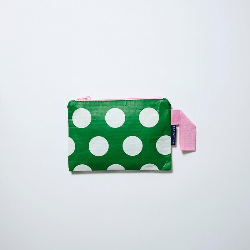 Mini Zip Pouch Polka Dot