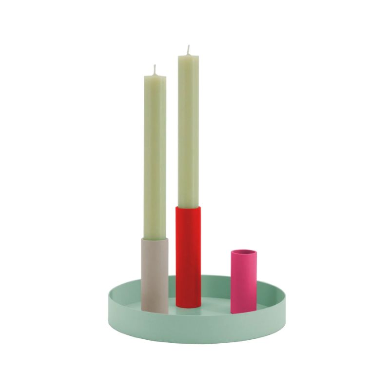 Luna Mini Magnetic Candleholder Blue