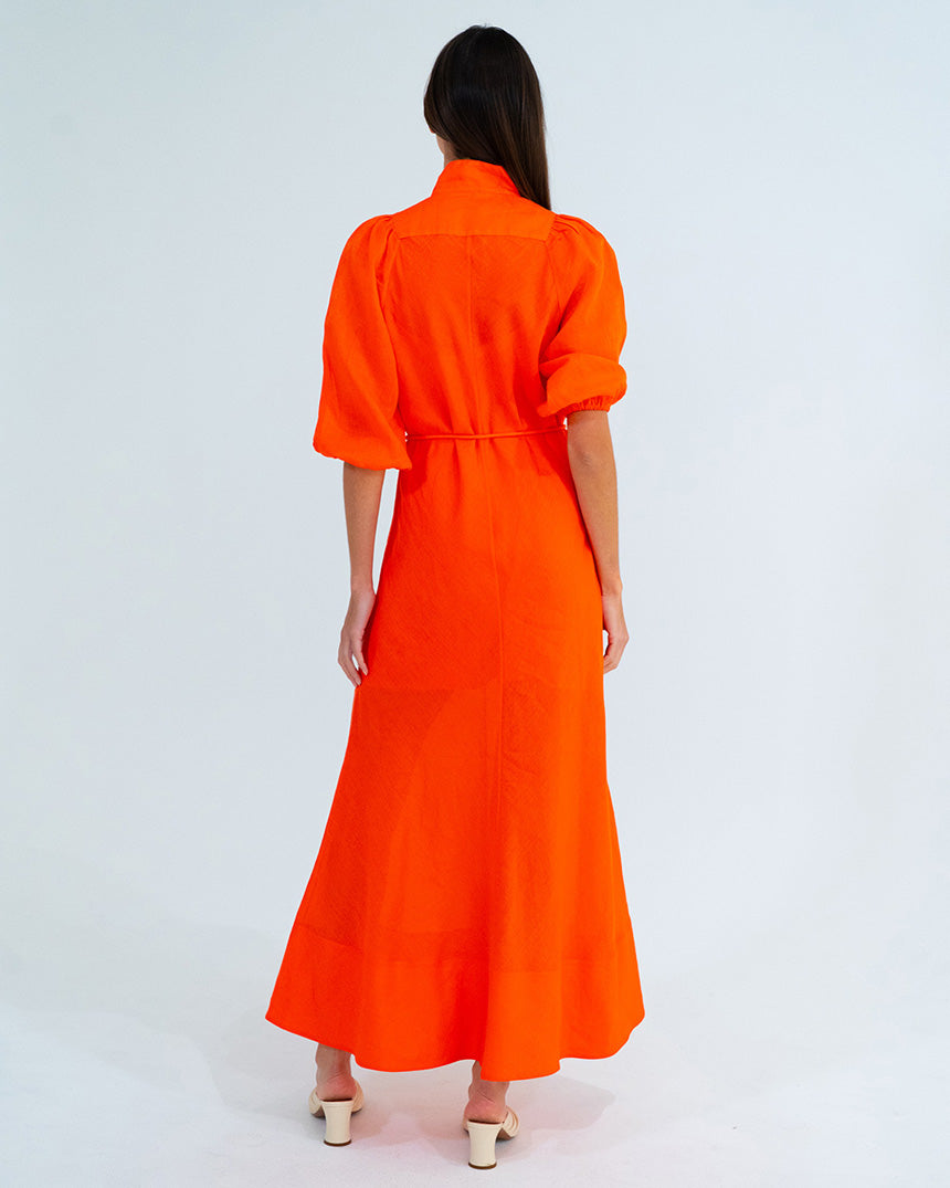 River Dress Tangerine