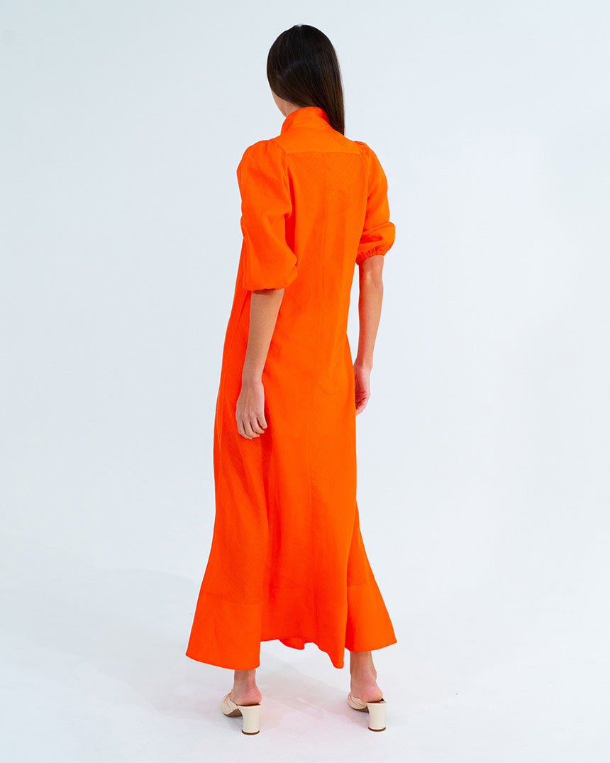 River Dress Tangerine