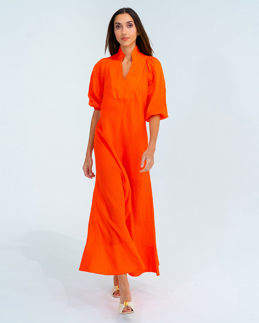 River Dress Tangerine