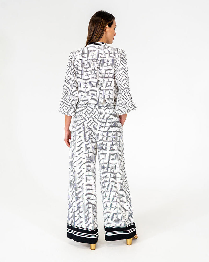 Valentina Trouser Geo Grid
