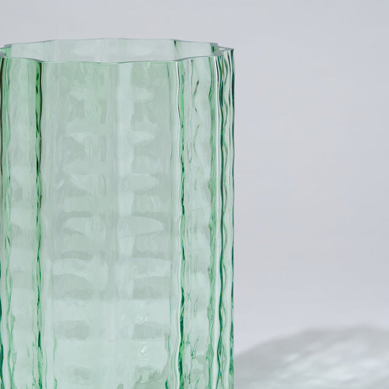 Jelly Glass Vase Green Large