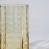 Jelly Glass Vase Honey Medium