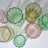 Jelly Glass Vase Honey Medium