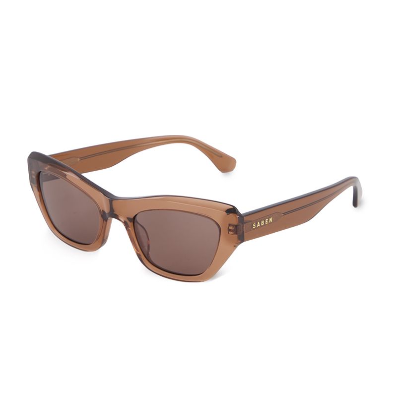 Cara Sunglasses Sheer Brown