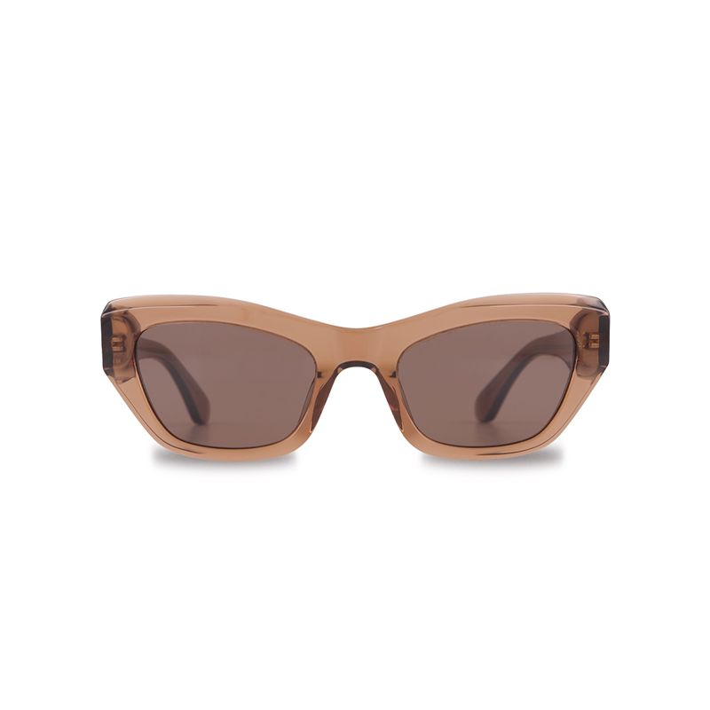 Cara Sunglasses Sheer Brown