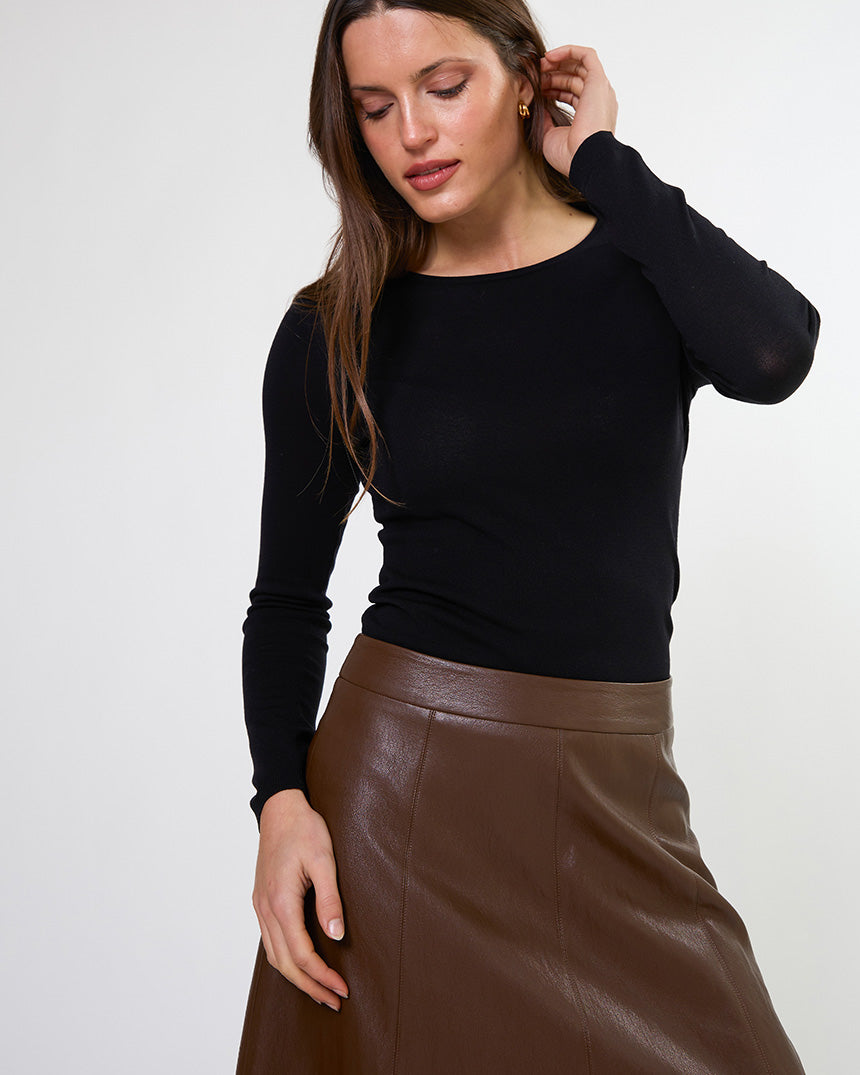 Monroe Skirt Cocoa