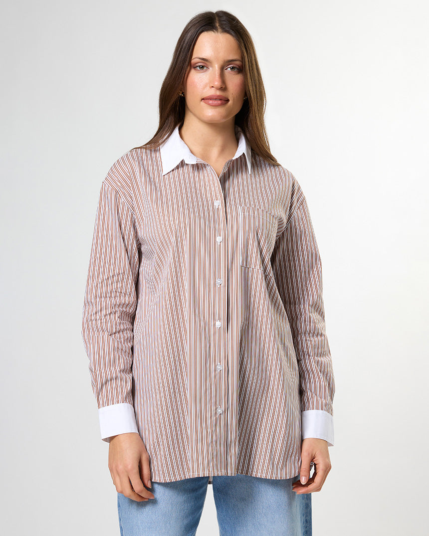 Connery Shirt Boardroom Browns