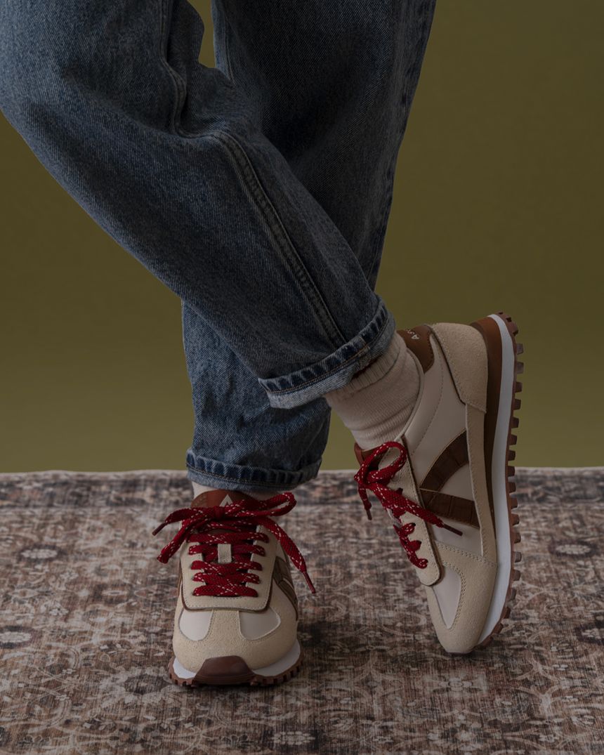Gate Sneaker Sable/Brown/Lava